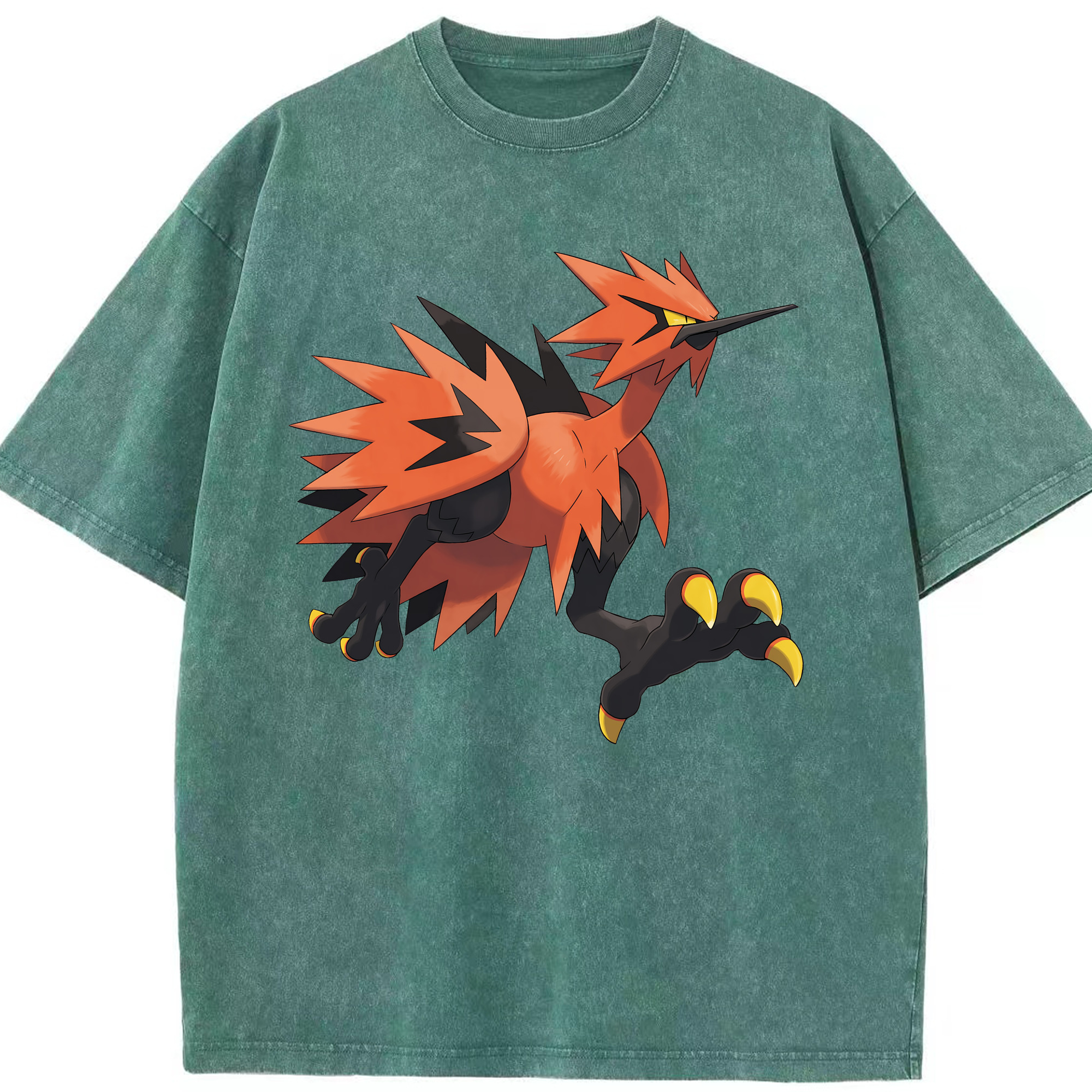 （画像用） ポケットモンスター Pokémon 綿100% ヴィンテージ風 半袖Tシャツ（フロントプリント）